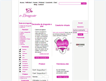 Tablet Screenshot of e-dragoste.ro